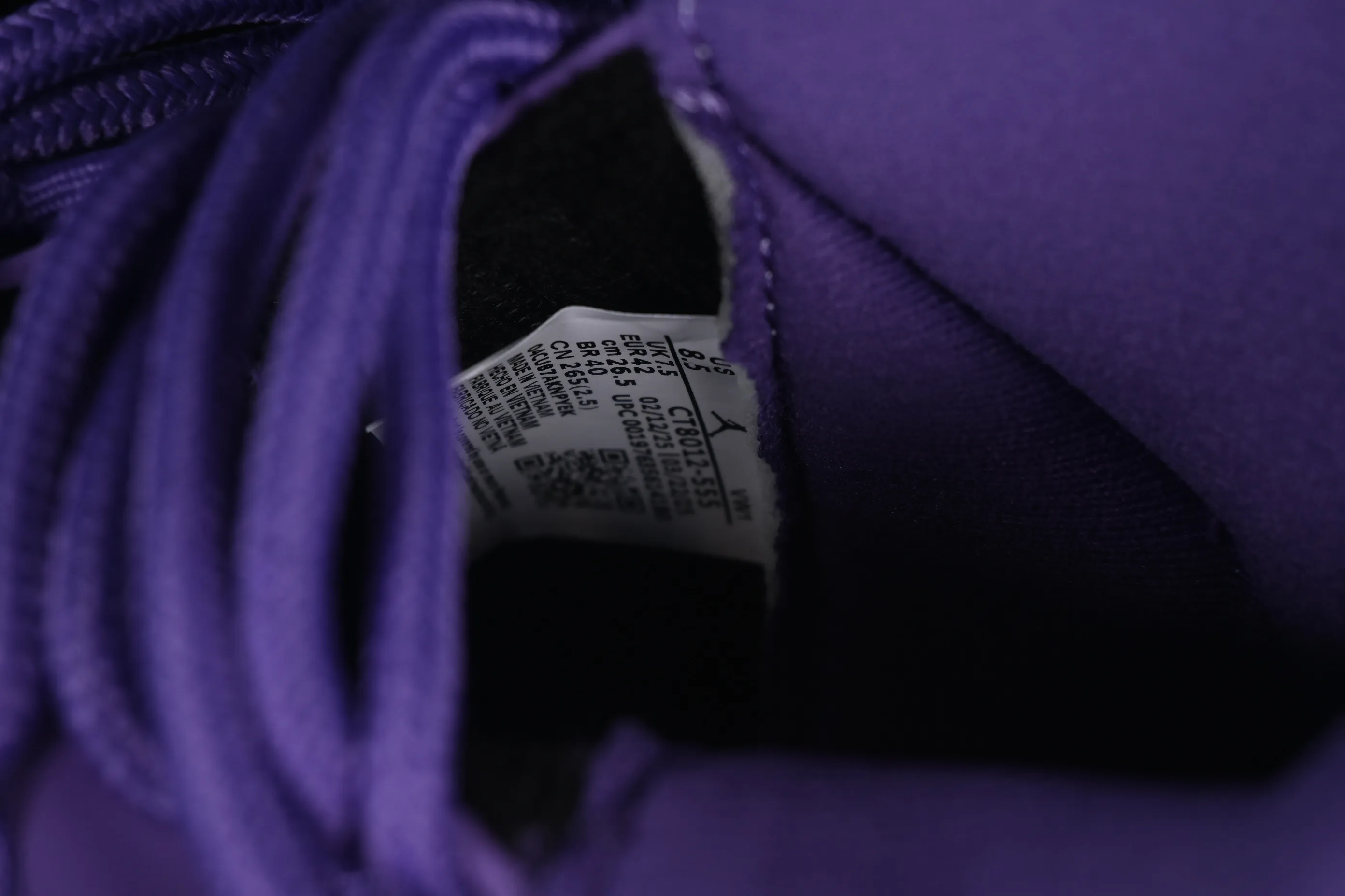 All categories Air Jordan Jordan series basketball shoes Air Jordan 11 Air Jordan 11 Retro AJ11 Joe 11 corduroy lavender purple CT8012-555